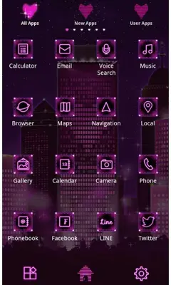 Purple Love City android App screenshot 1